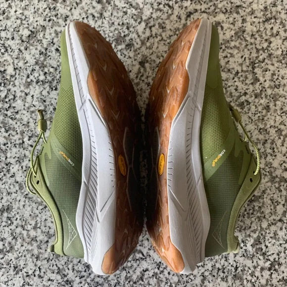 Hoka Avocado/Harbor Mist Transport Mens Lifestyle Shoes - Picture 10 of 12